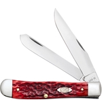 Dark Red Bone Trapper CS 31950 - Engravable 