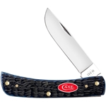 Navy Blue Bone Handle Sod Buster Jr. with Red Shield 6890 - Engravable
