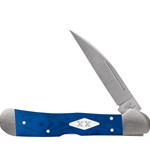 Blue G-10 CopperLock 16756 - Engravable