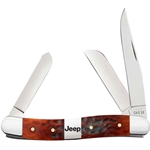 Jeep Chestnut Bone Medium Stockman with Cigar Band 27010 - Engravable   