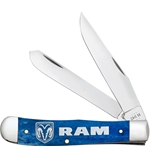 Case Ram Navy Blue Bone Trapper 37482 - Engravable    