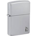 Zippo Flame Deep Carve Hi Pol Chrome Armor - 46396