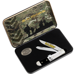 US Army White and Black Synthetic Trapper Gift Set 15059 - Engravable