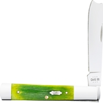 Case Lime Green Bone Razor 61042 - Engravable