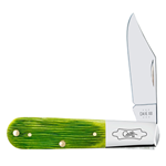 Case Lime Green Bone Barlow 61045 - Engravable