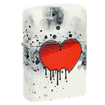 Zippo Glow In The Dark Dripping Heart - 46258