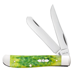 Case Green Apple Bone Mini Trapper 27861 - Engravable