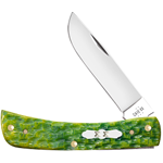 Case Green Apple Bone Sod Buster Jr 27863 - Engravable