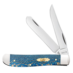 Case Blue Sycamore Wood Mini Trapper CS 63731 - Engravable