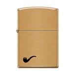 Zippo Pipe Lighter -Brushed Brass 12817