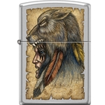 Zippo Wolf Headdress 15361