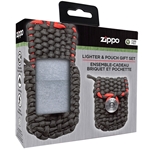 Zippo Lighter & Paracord Pouch Gift Set 40472