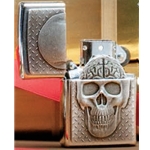 Zippo Skull with Hidden Brain 29818