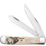  Elk Trapper Sportsman Series Natural Bone 60571 with Gift Tin- Engravable  