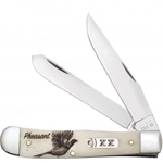  Pheasant Trapper Sportsman Series Natural Bone 60572 with Gift Tin- Engravable  