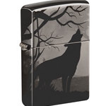 Zippo Wolf Howling 360 Degree Laser Etch - 49188