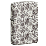 Zippo Skulls, Glow In The Dark Green - 49458