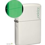 Zippo Glow In The Dark White To Green W/ZL - 49193zl