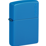 Zippo Sky Blue Matte W/ Zippo Logo - 48628zl