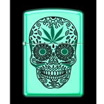 Zippo Cannabis Sugar Skull - 55975