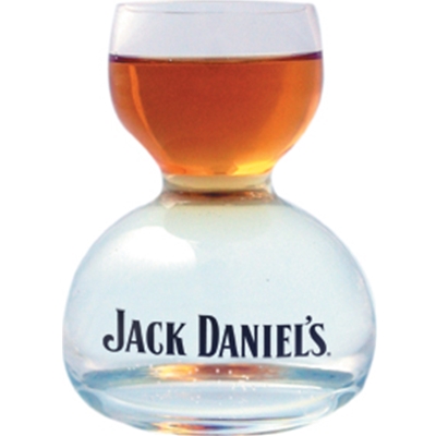 Jack Daniels Whiskey on Water Glass 8310