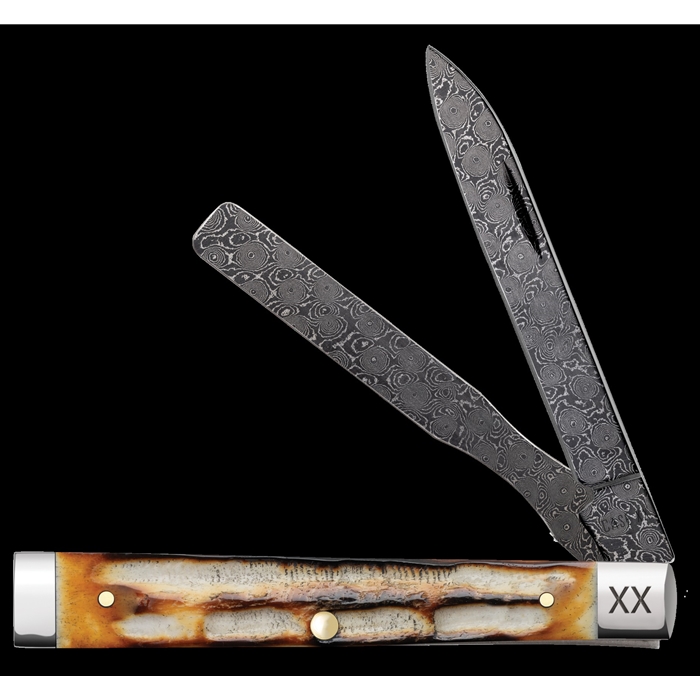 Burnt Natural Bone Deep Canyon Baby Doc Damascus 27234